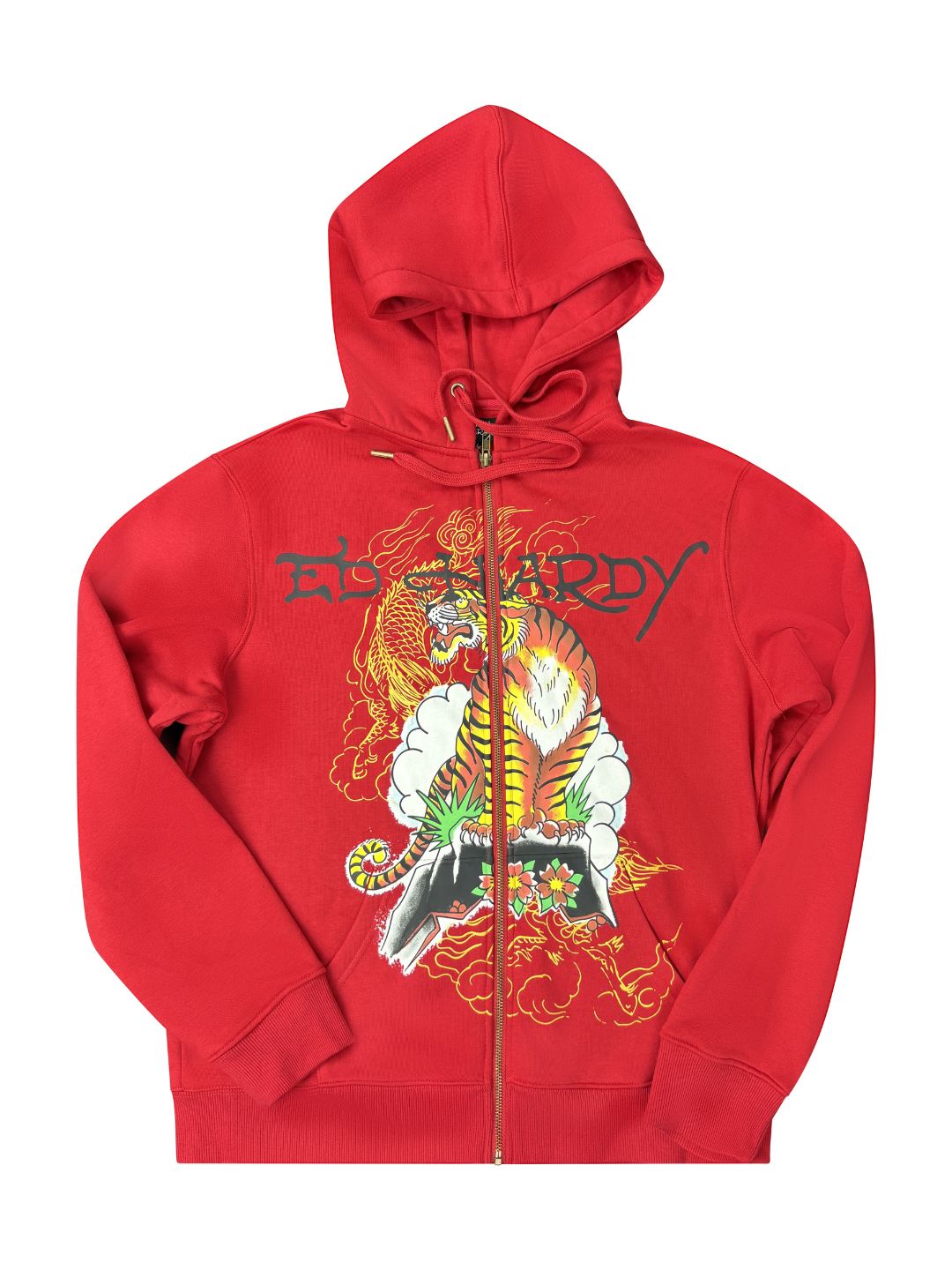Ed Hardy Tiger Zip Hoodie