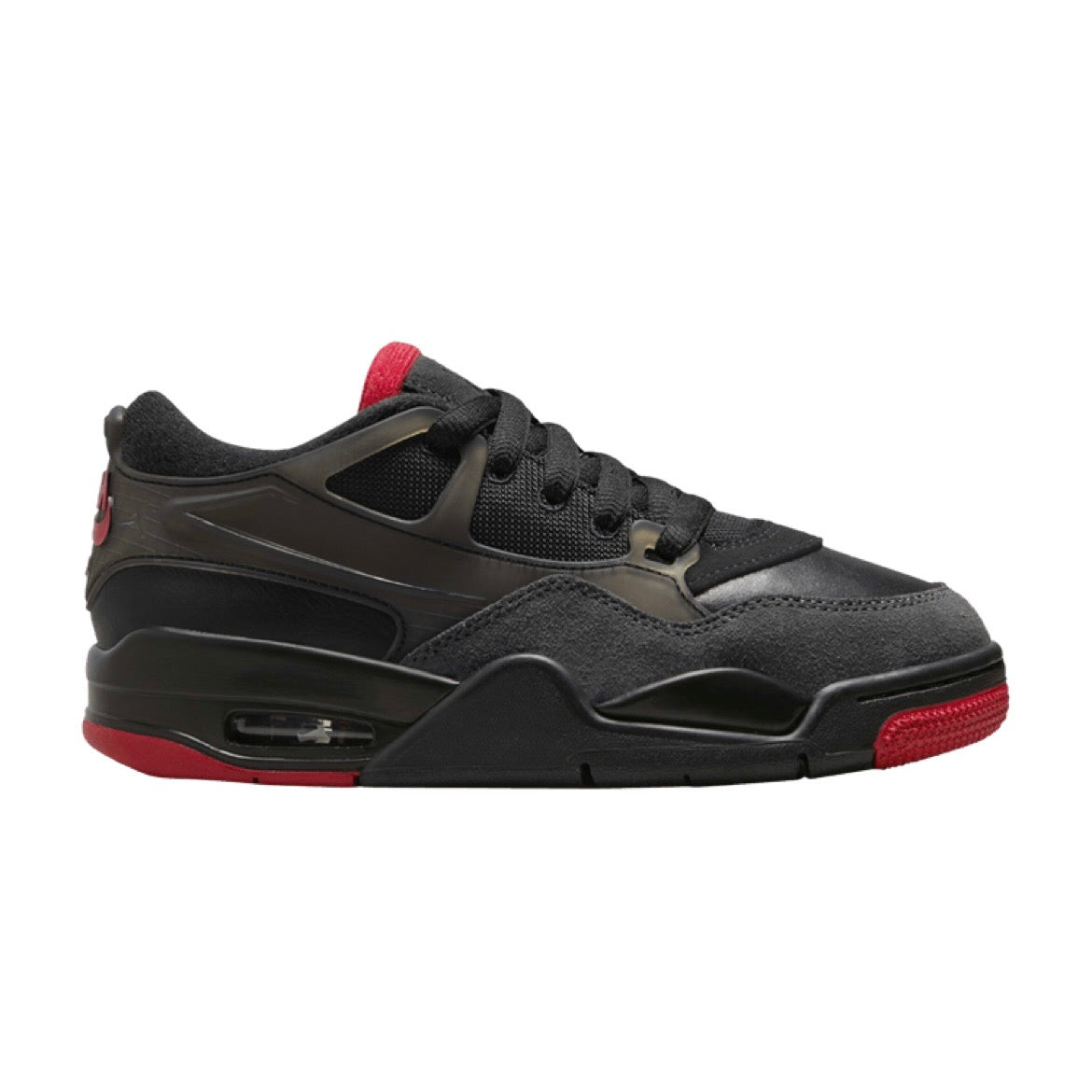 Air Jordan 4 RM Big Kids' (Black/Anthracite/Varsity Red)