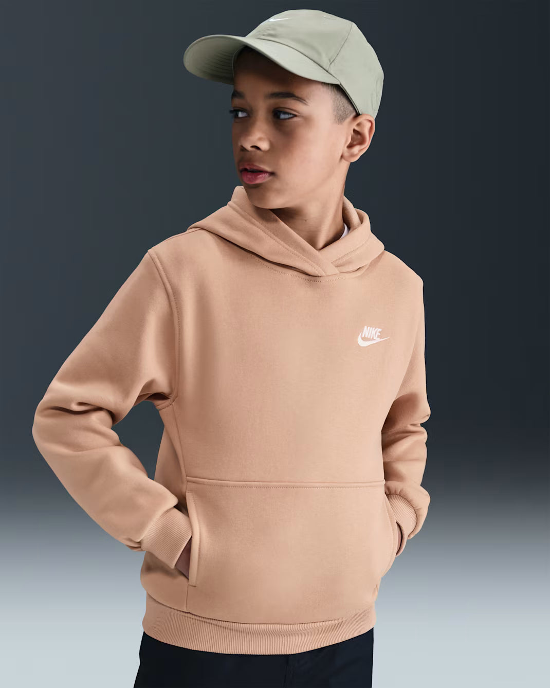 Nike Big Kids' Club Fleece Pullover Hoodie