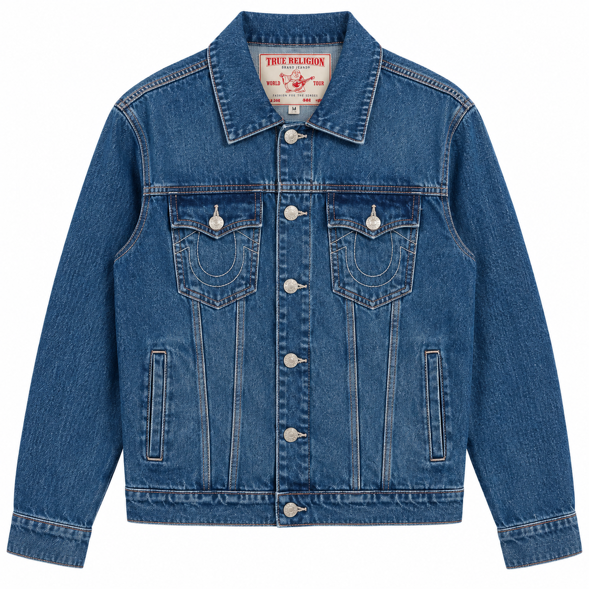 True Religion Jesse Single Needle Trucker Jacket