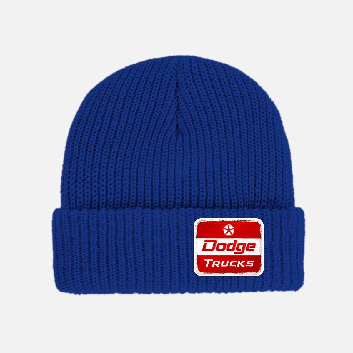 DODGE TRUCKS PATCH BEANIE