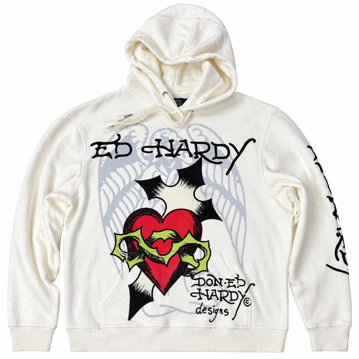 Ed Hardy Cross Heart Hoodie