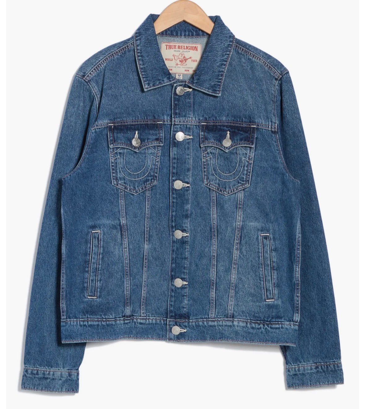 True Religion Jesse Single Needle Trucker Jacket