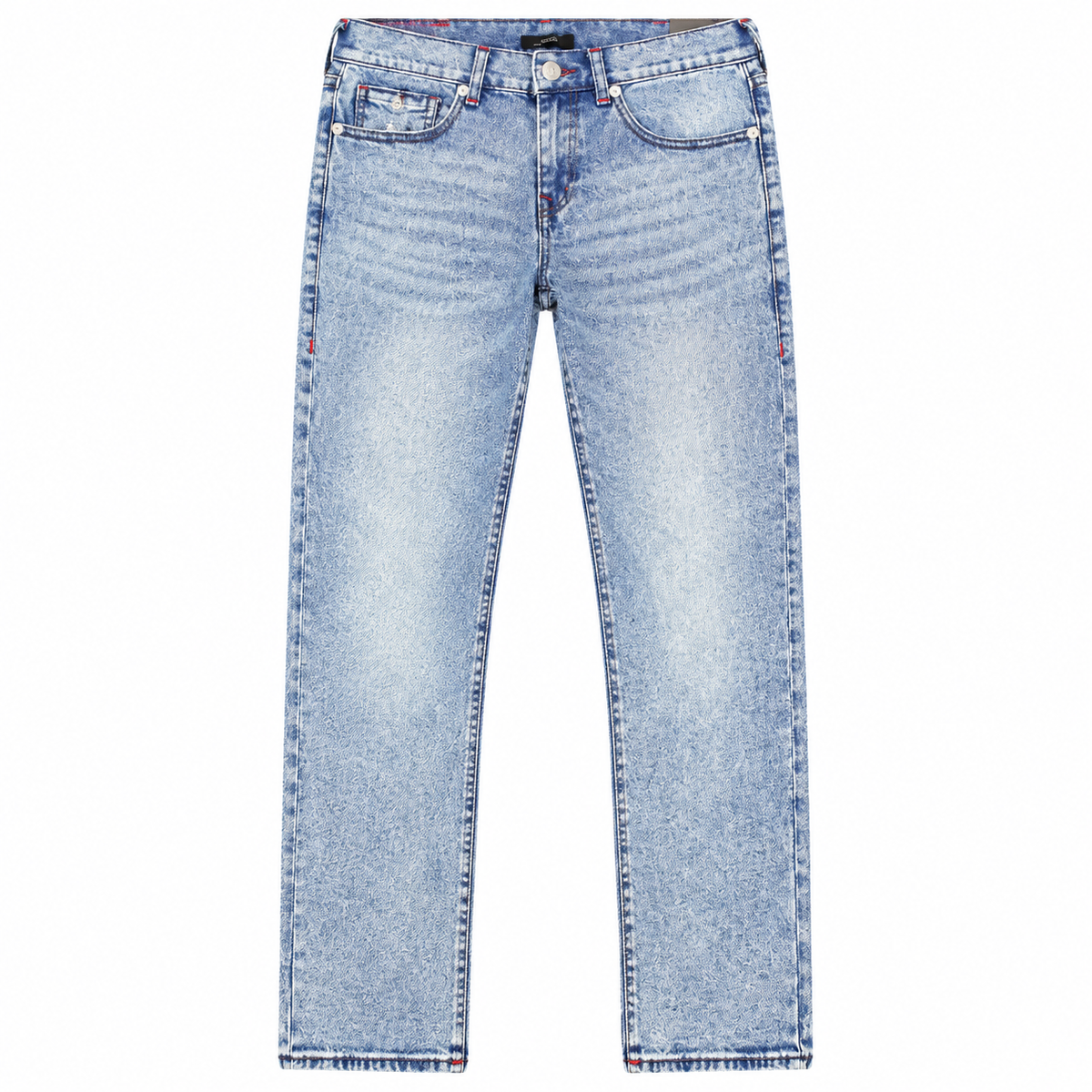 True Religion Ricky Big T Flap Straight Jean, Light Riviera Wash