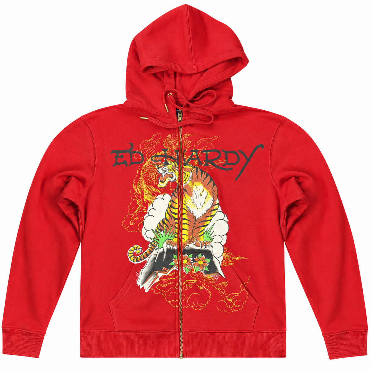 Ed Hardy Tiger Zip Hoodie